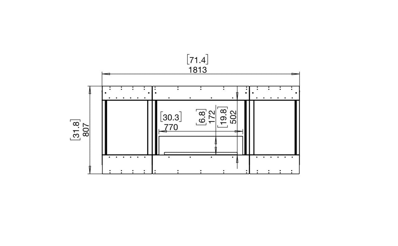 Flex 68BY.BX2 Bay Fireplace Insert
