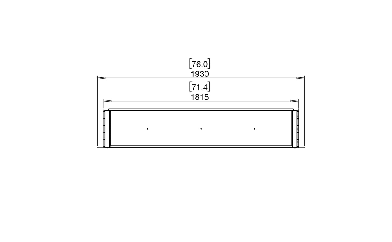 Flex 68SS Single Sided Fireplace Insert