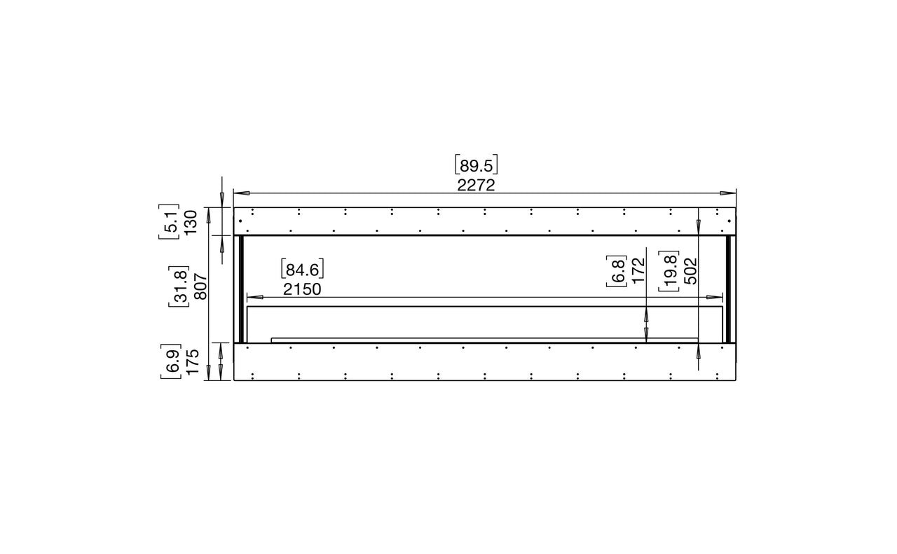 Flex 86BY Bay Fireplace Insert