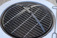 Thumbnail for Mayson Faux Concrete Round Fire Pit & BBQ Grill Bowl for Garden