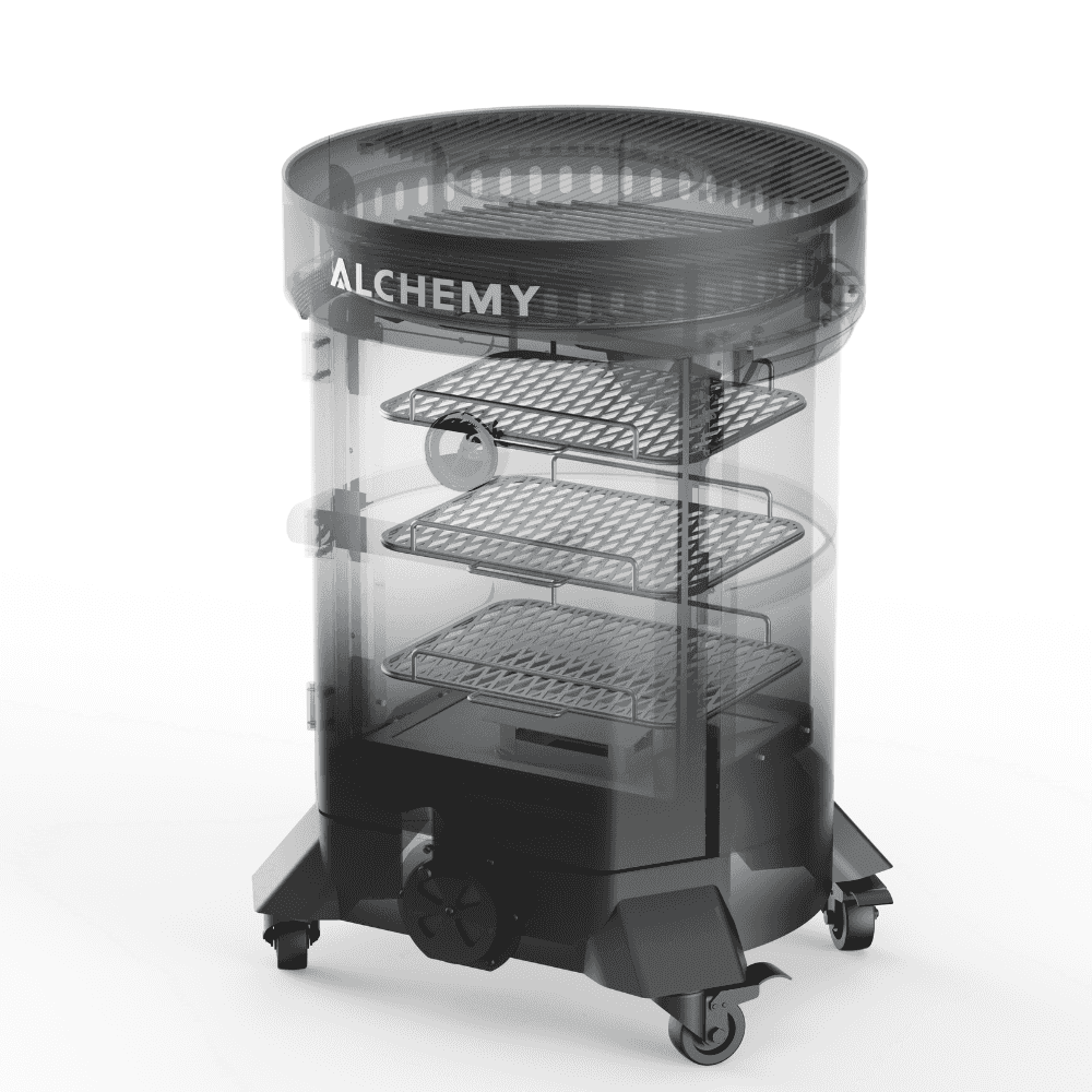 Alchemy 24" Grill And Smoker - Black