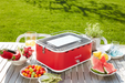 Barbecook Carlo Portable Charcoal Table Grill - Green/Grey/Red/Yellow Barbecook