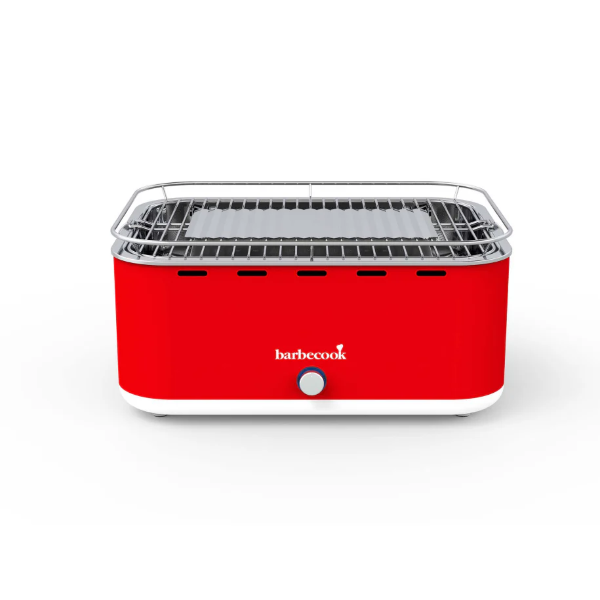 Barbecook Carlo Portable Charcoal Table Grill - Green/Grey/Red/Yellow Barbecook