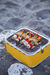 Barbecook Carlo Portable Charcoal Table Grill - Green/Grey/Red/Yellow Barbecook