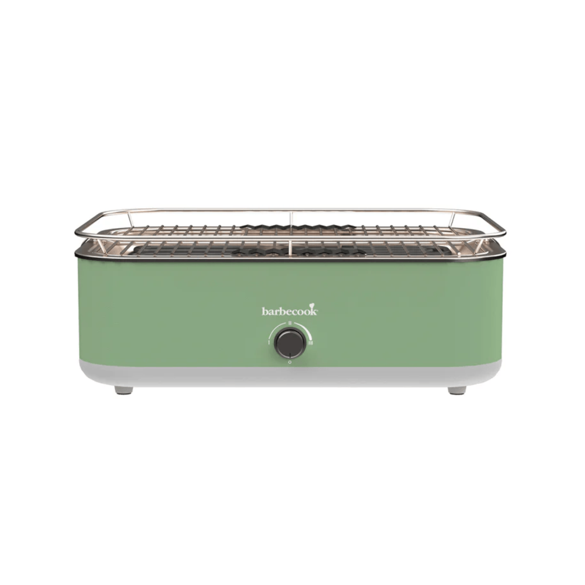 Barbecook E-Carlo Portable Electric Table Grill - Green/Grey/Red Barbecook