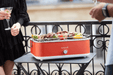 Barbecook E-Carlo Portable Electric Table Grill - Green/Grey/Red Barbecook