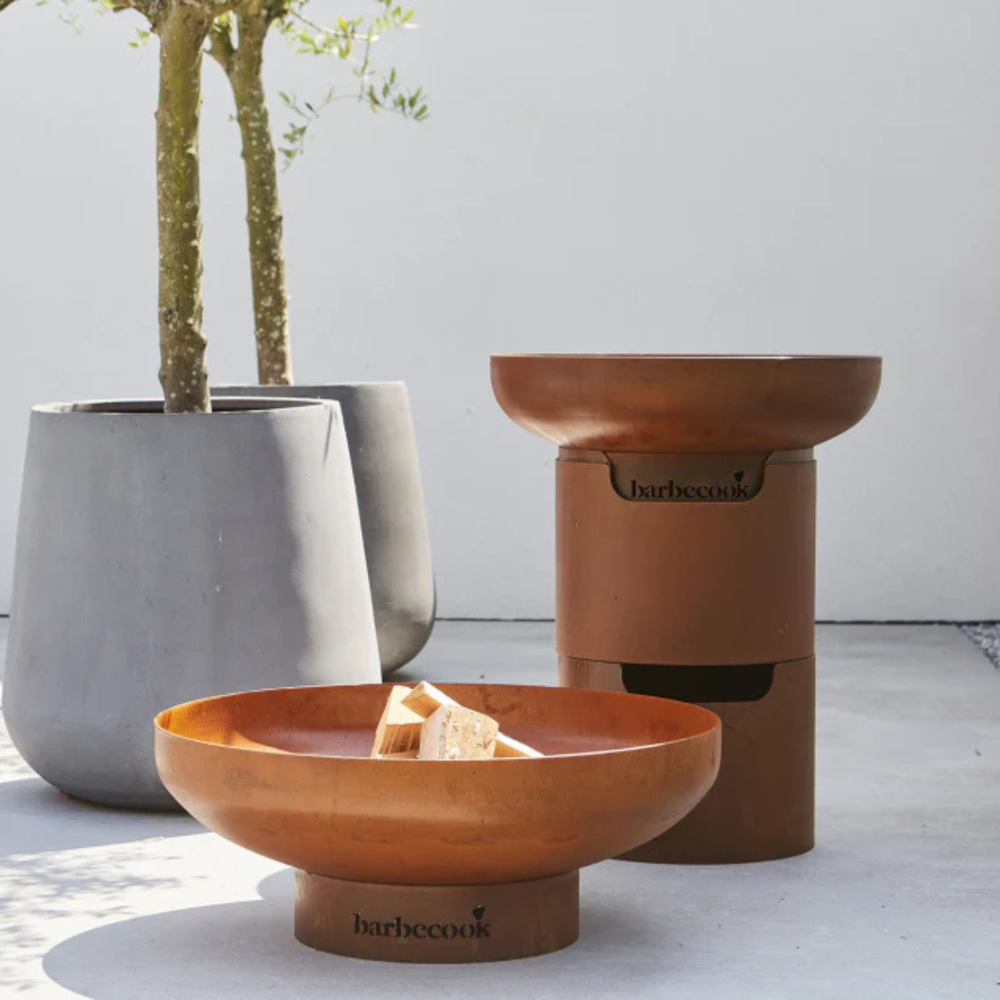 Barbecook Jack 60/75 Base Block - Corten Steel Barbecook
