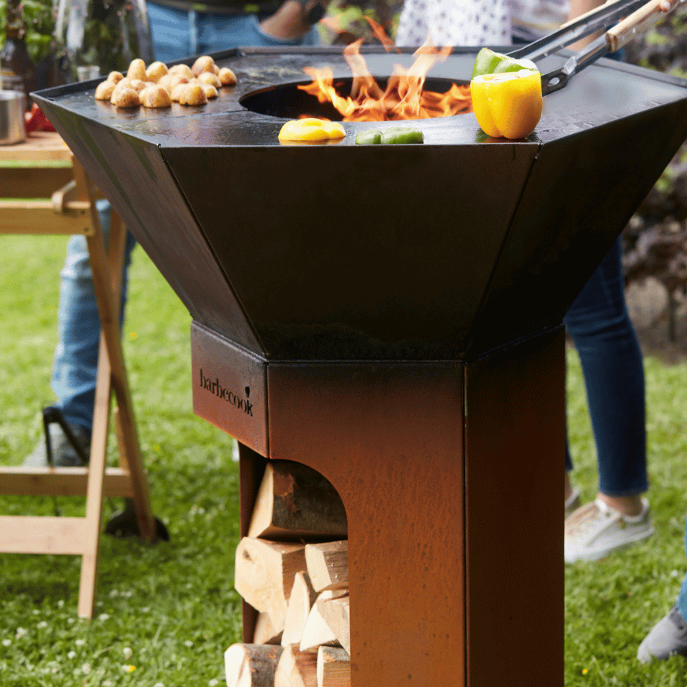 Barbecook Nestor BBQ Plancha Grill - Corten Steel Barbecook