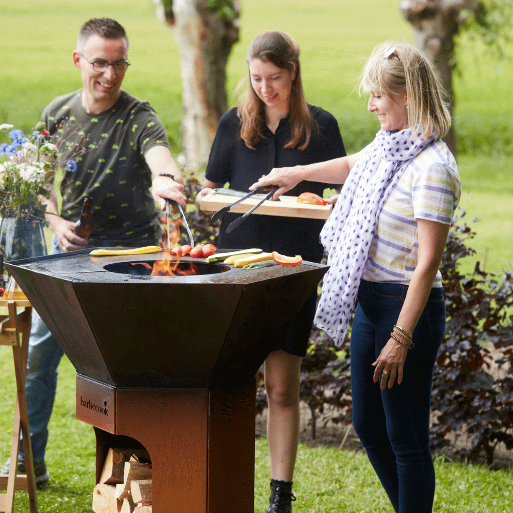 Barbecook Nestor BBQ Plancha Grill - Corten Steel Barbecook