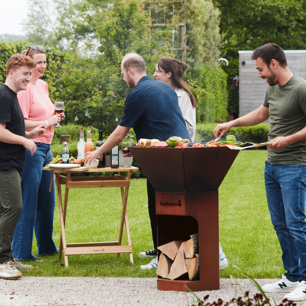 Barbecook Nestor BBQ Plancha Grill - Corten Steel Barbecook