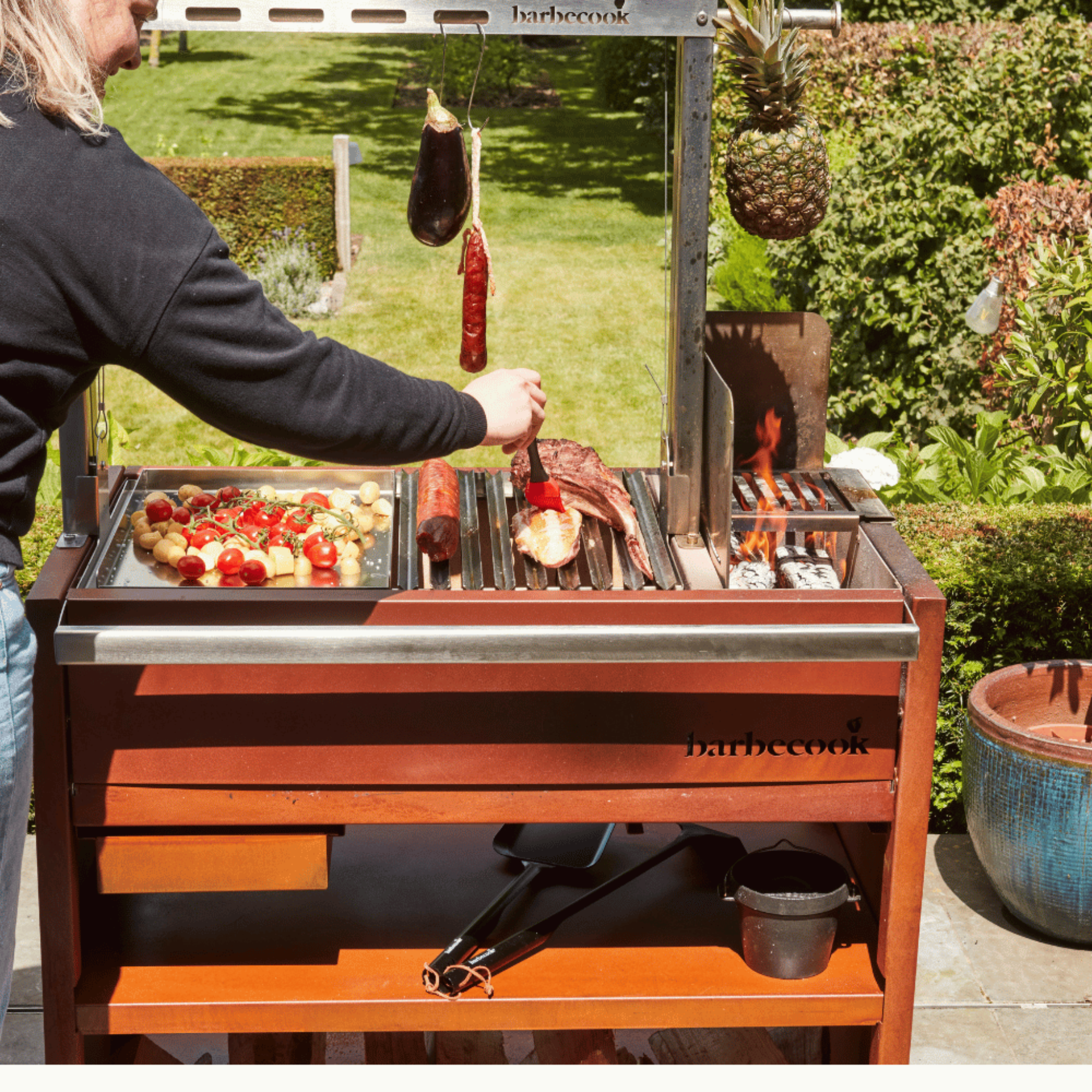 Barbecook Pedro Asado Argentine BBQ Grill - Corten Steel Barbecook