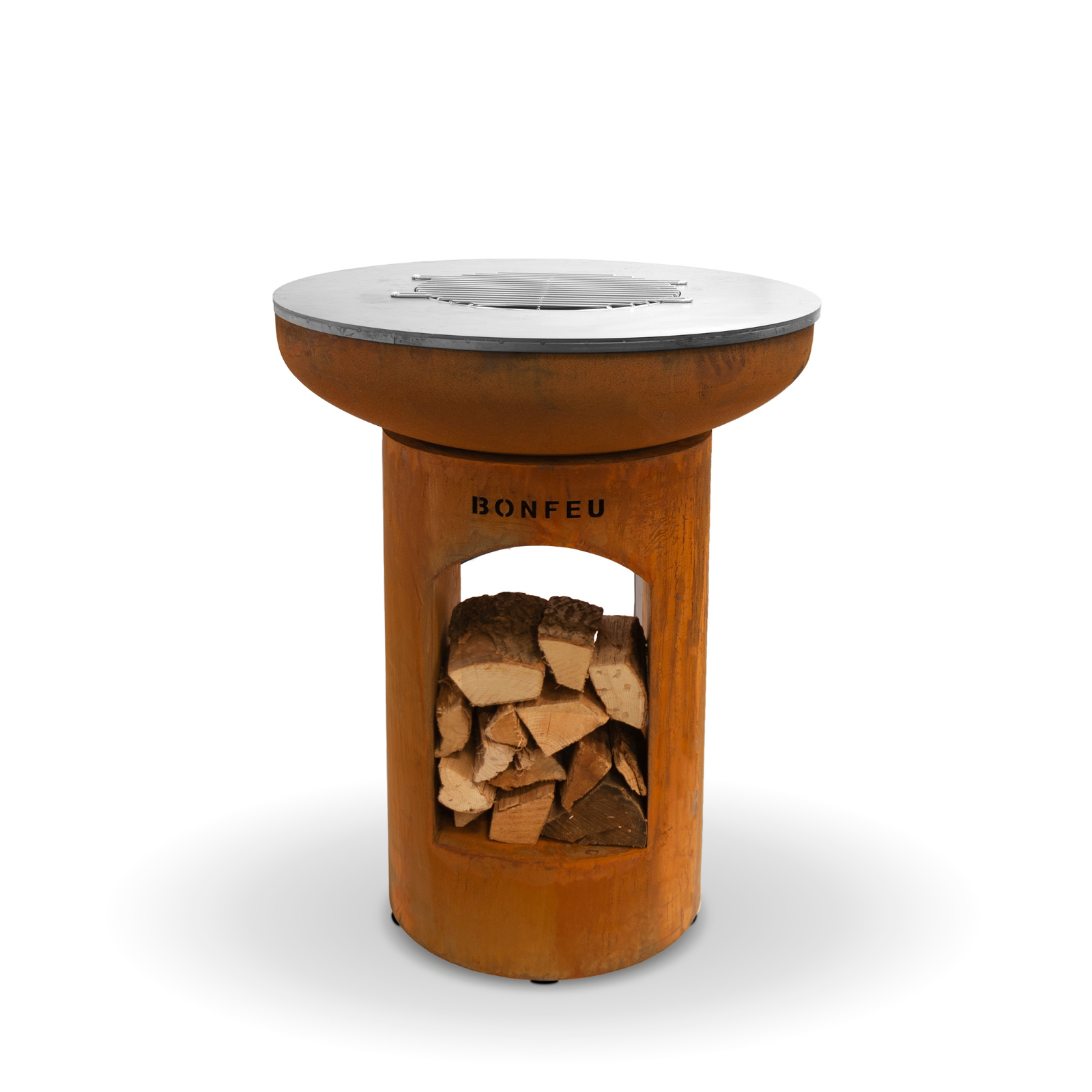 Bonfeu Bonbiza Open Outdoor Fire Bowl Grill - Corten