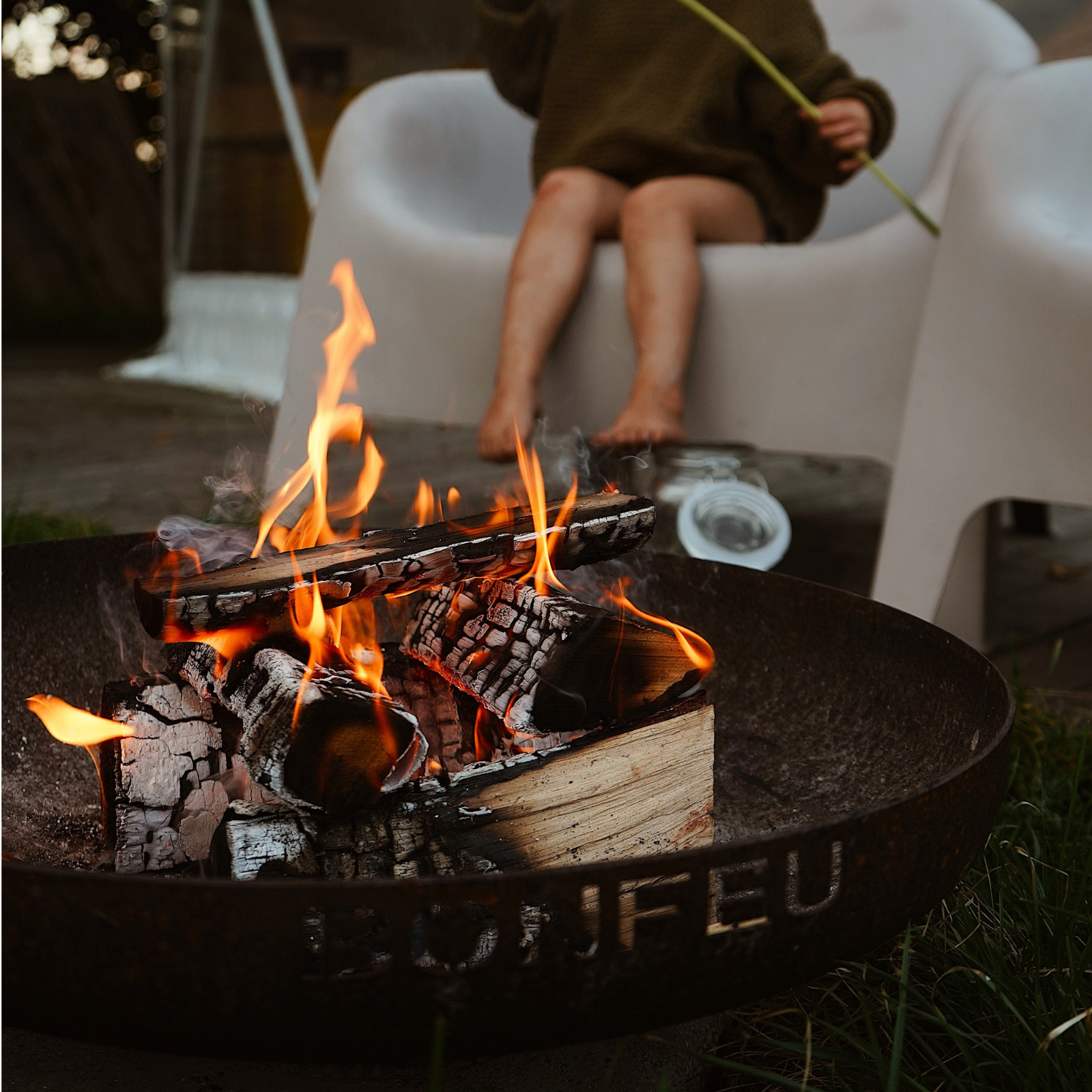 Bonfeu Bonbowl 150cm Outdoor Fire Bowl - Corten