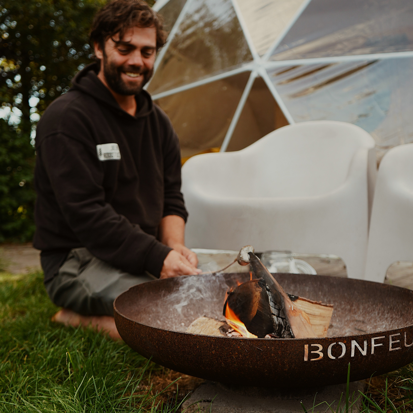 Bonfeu Bonbowl 120cm Outdoor Fire Bowl - Corten