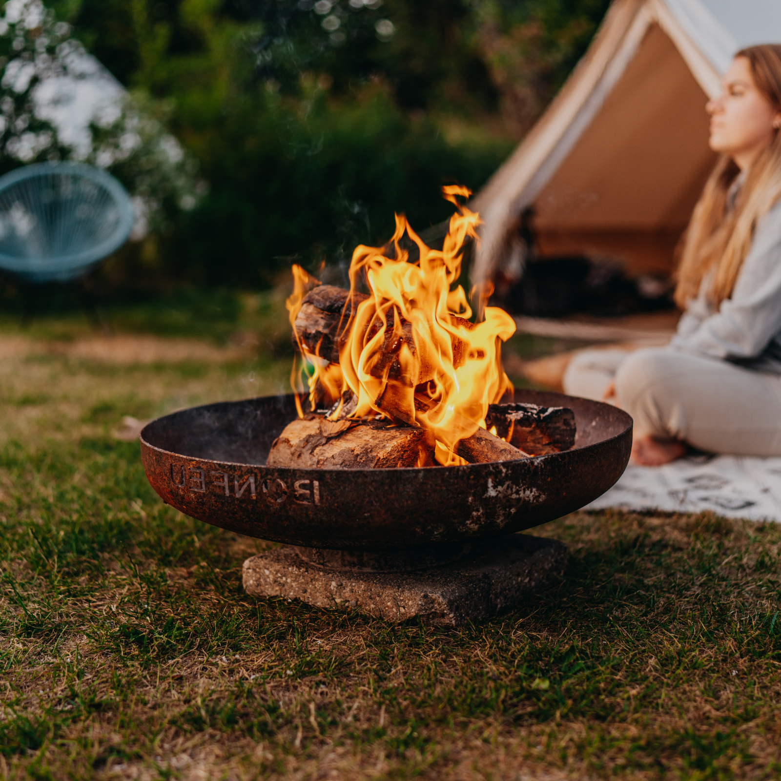 Bonfeu Bonbowl 100cm Outdoor Fire Bowl - Corten