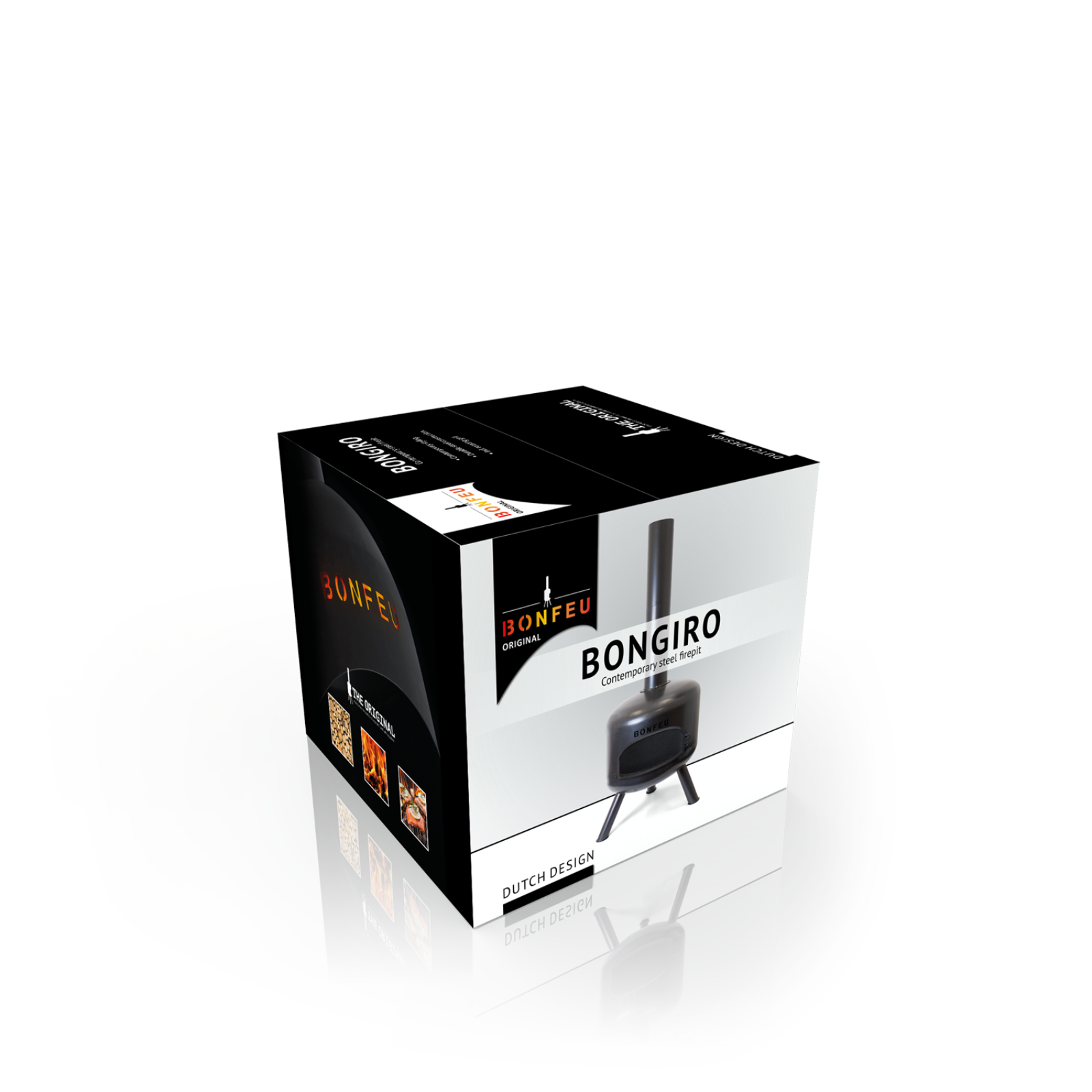 Bonfeu Bongiro Garden Fireplace - Black