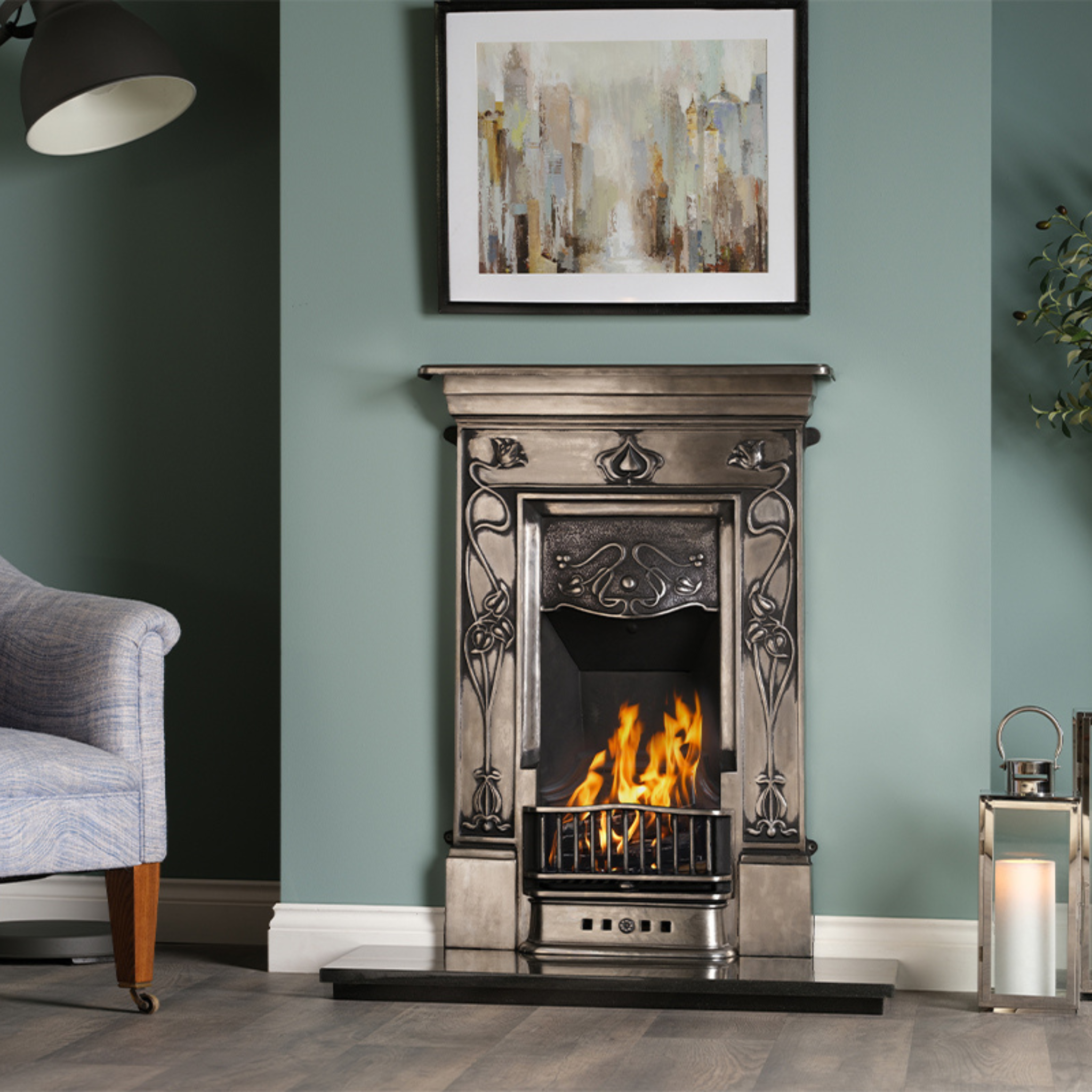 Carron Crocus Cast Iron Combination Fireplace