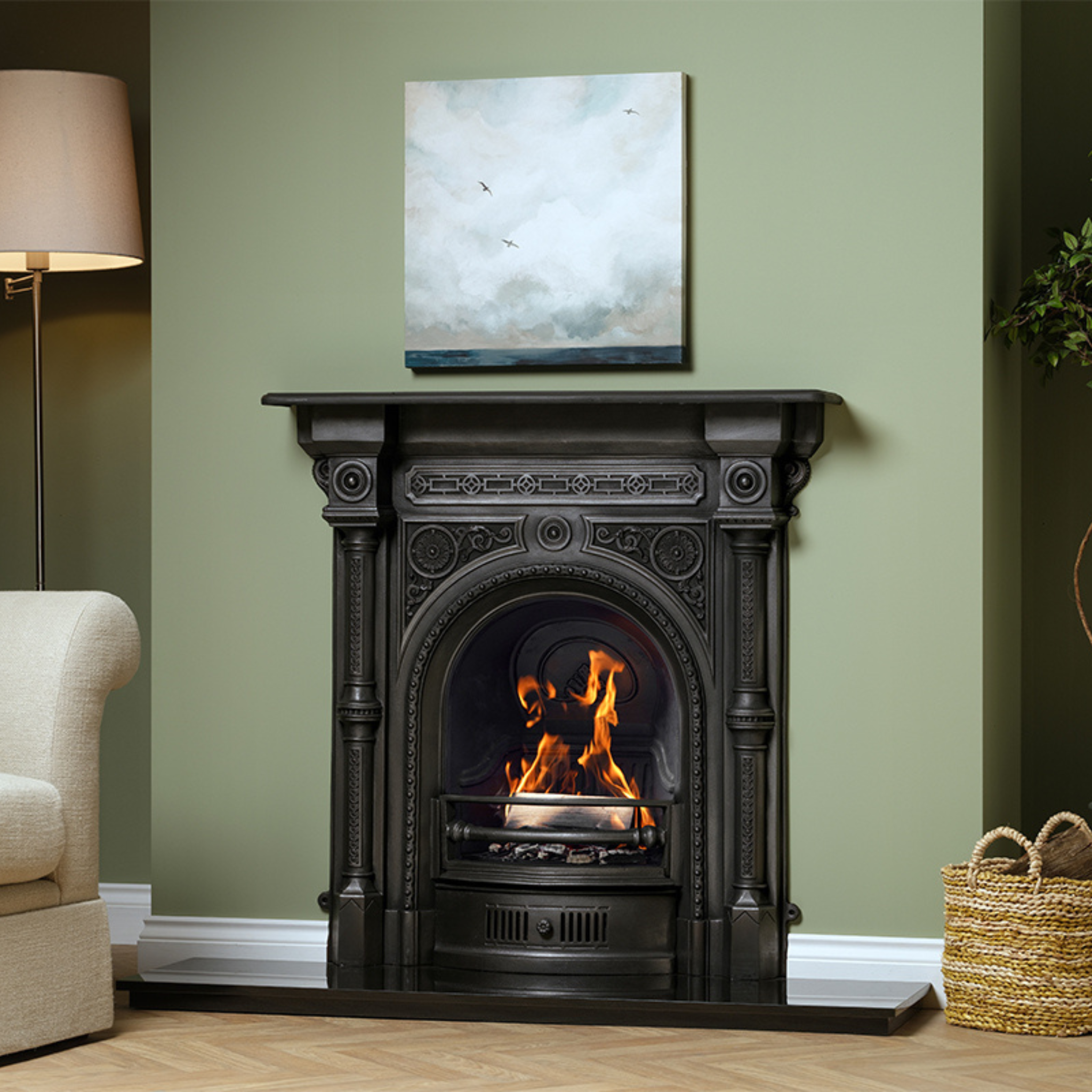 Carron Tweed Cast Iron Combination Fireplace