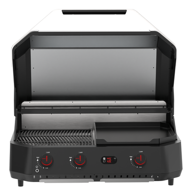 Cozze G-800 Three Burner Gas Plancha & Grill Combo With Lid - 80 x 50 cm (Cooking Area) Cozze Dream