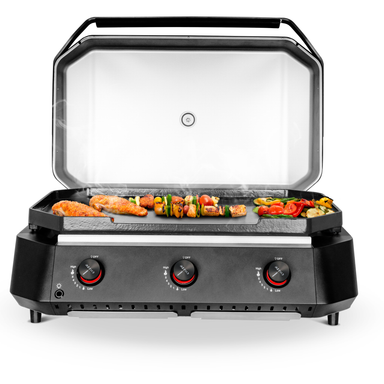 Cozze G-800 Three Burner Gas Plancha With Lid - 80 x 50 cm (Cooking Area) Cozze Dream