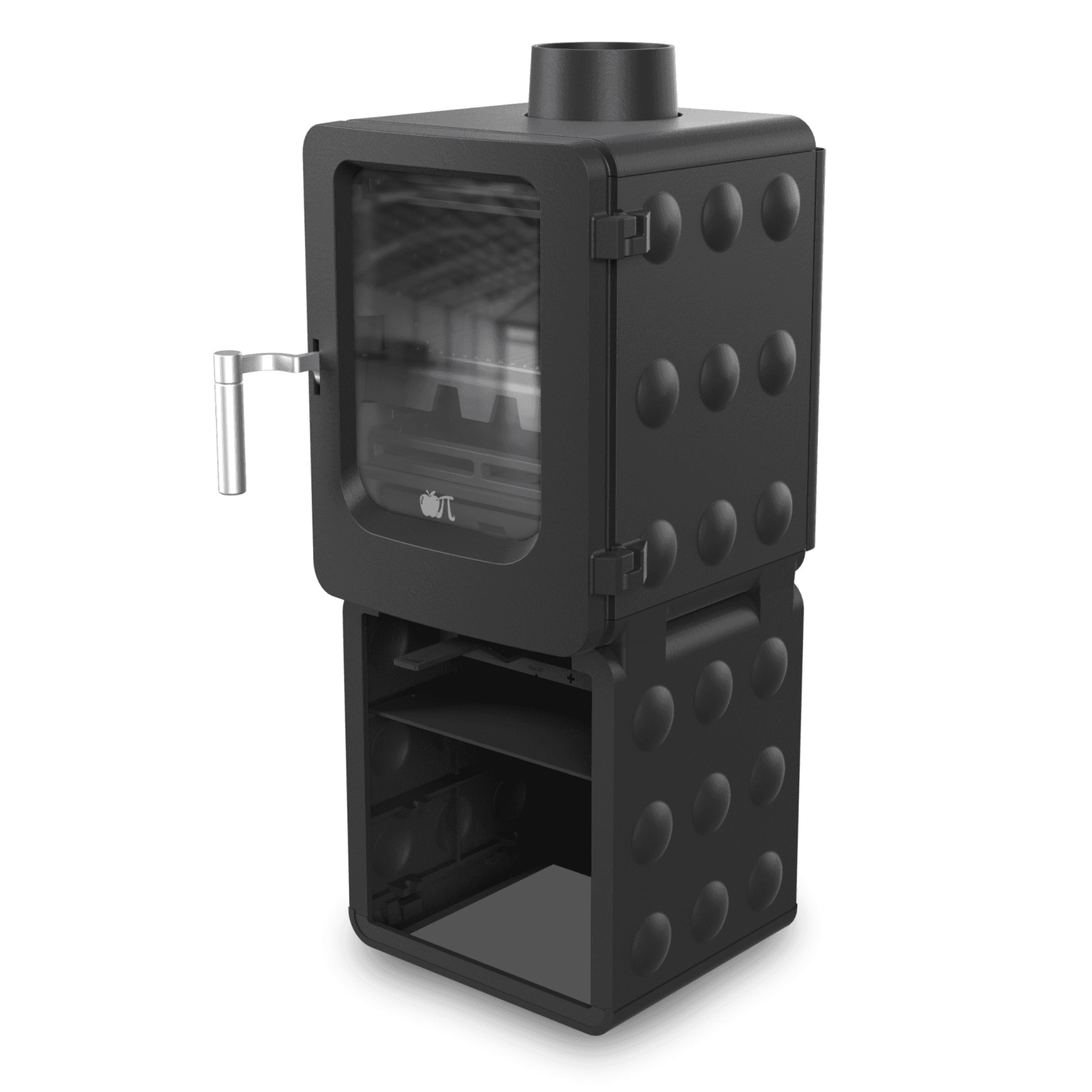 Ekol ApplePie Apple Stack 4kW Wood Burning Stove Saltfire
