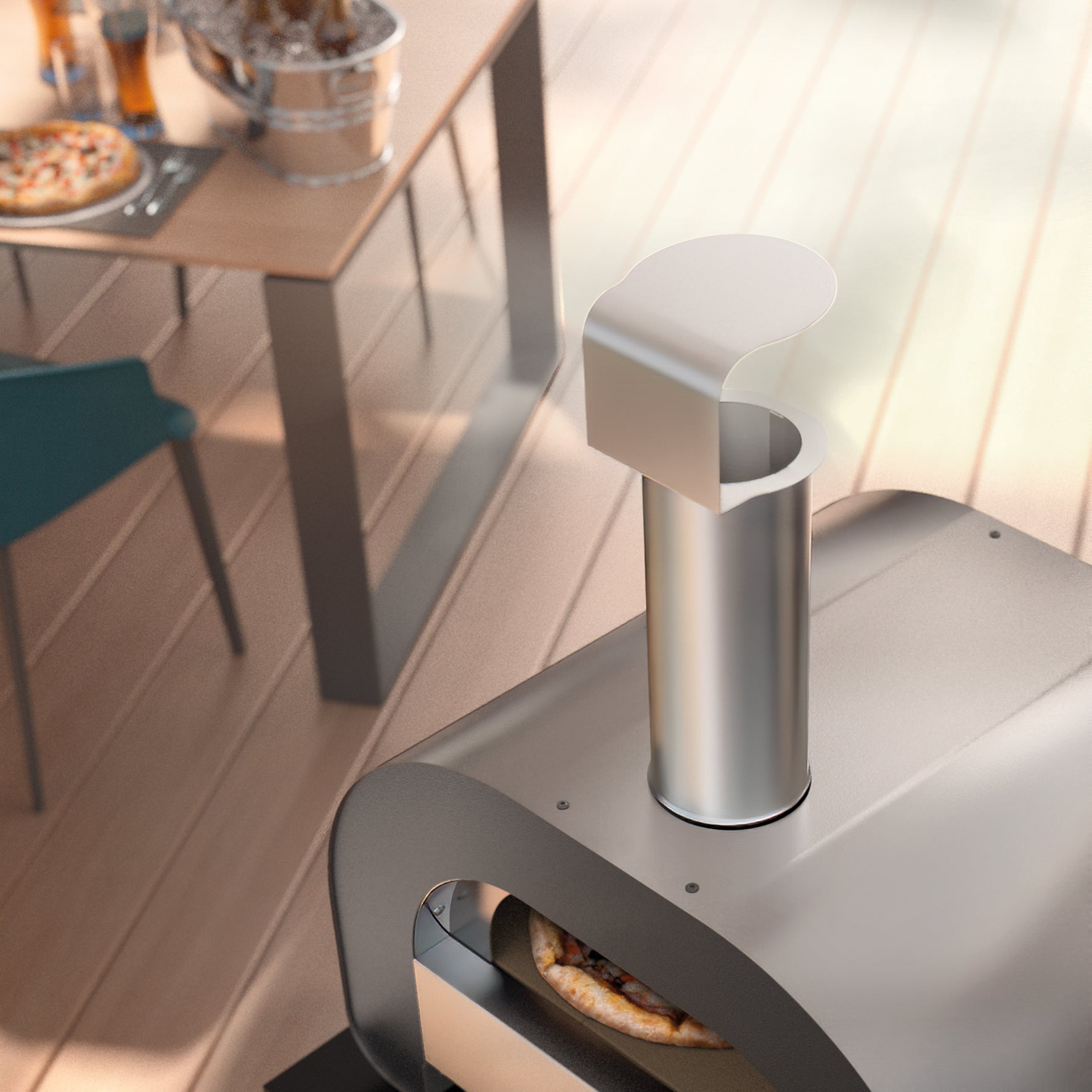 Fontana Forni Maestro 60 Gas Pearl Grey Fontana Forni