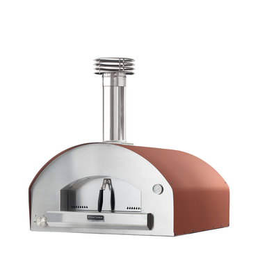 Fontana Forni Marinara Duel Fuel Pizza Oven BUILD IN - Rosso/Anthracite/Stainless Steel Fontana Forni