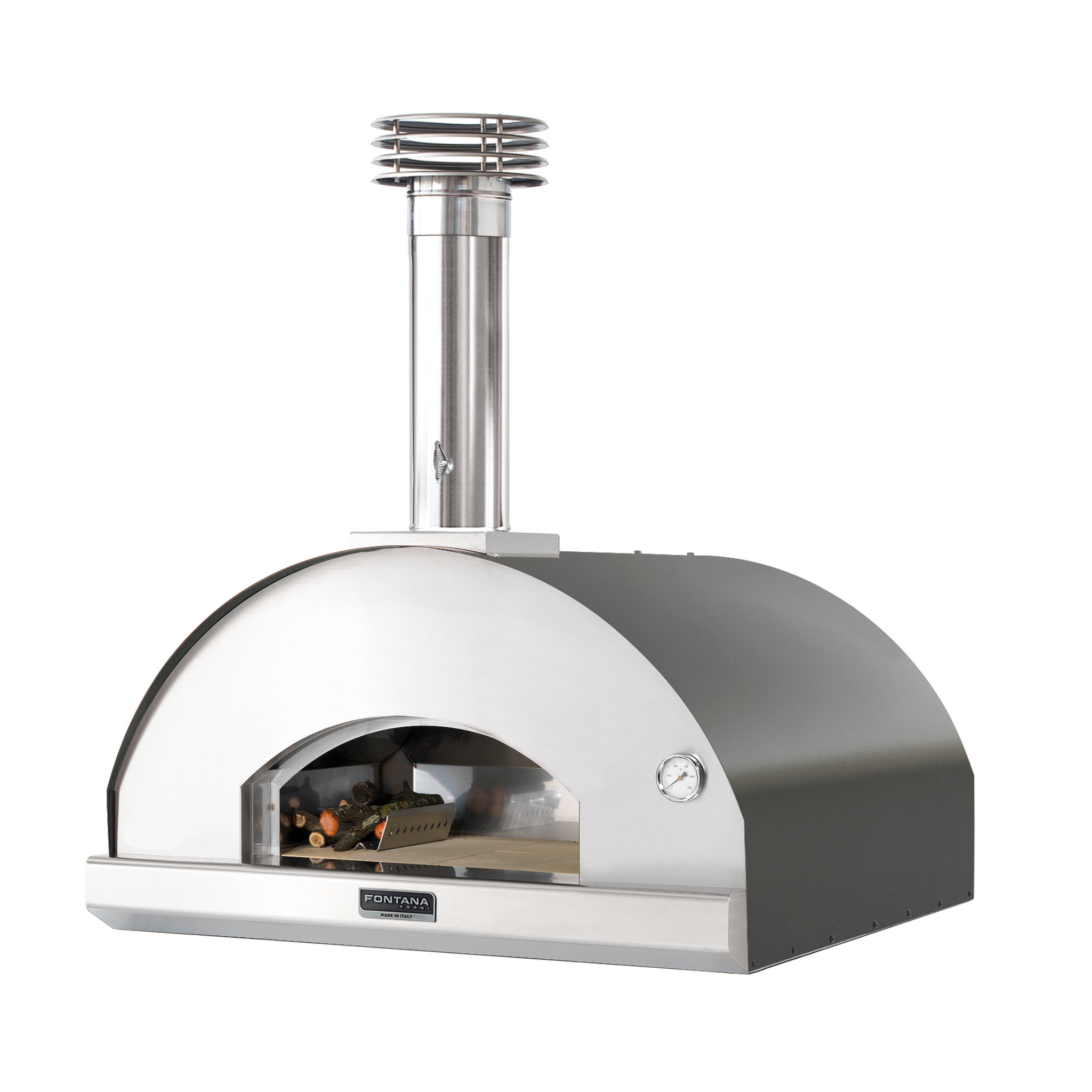 Fontana Forni Marinara Wood Pizza Oven - Rosso/Anthracite Fontana Forni