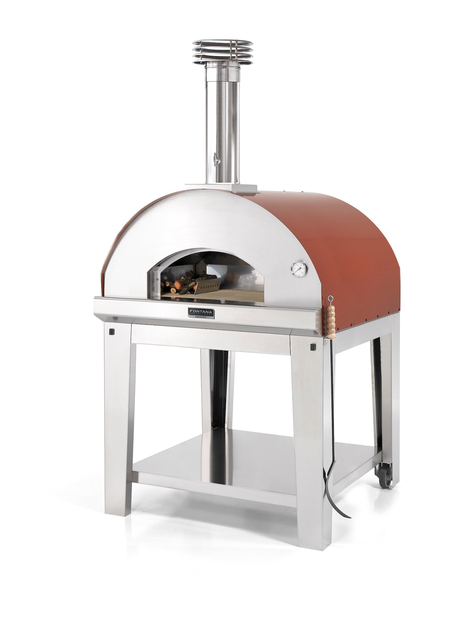 Fontana Forni Marinara Wood Pizza Oven - Rosso/Anthracite Fontana Forni