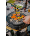 GRLLR Tokyo Shichirin Round Table Top Barbecue - Black/Red/White Grllr