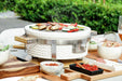 GRLLR Tokyo Shichirin Round Table Top Barbecue - Black/Red/White Grllr