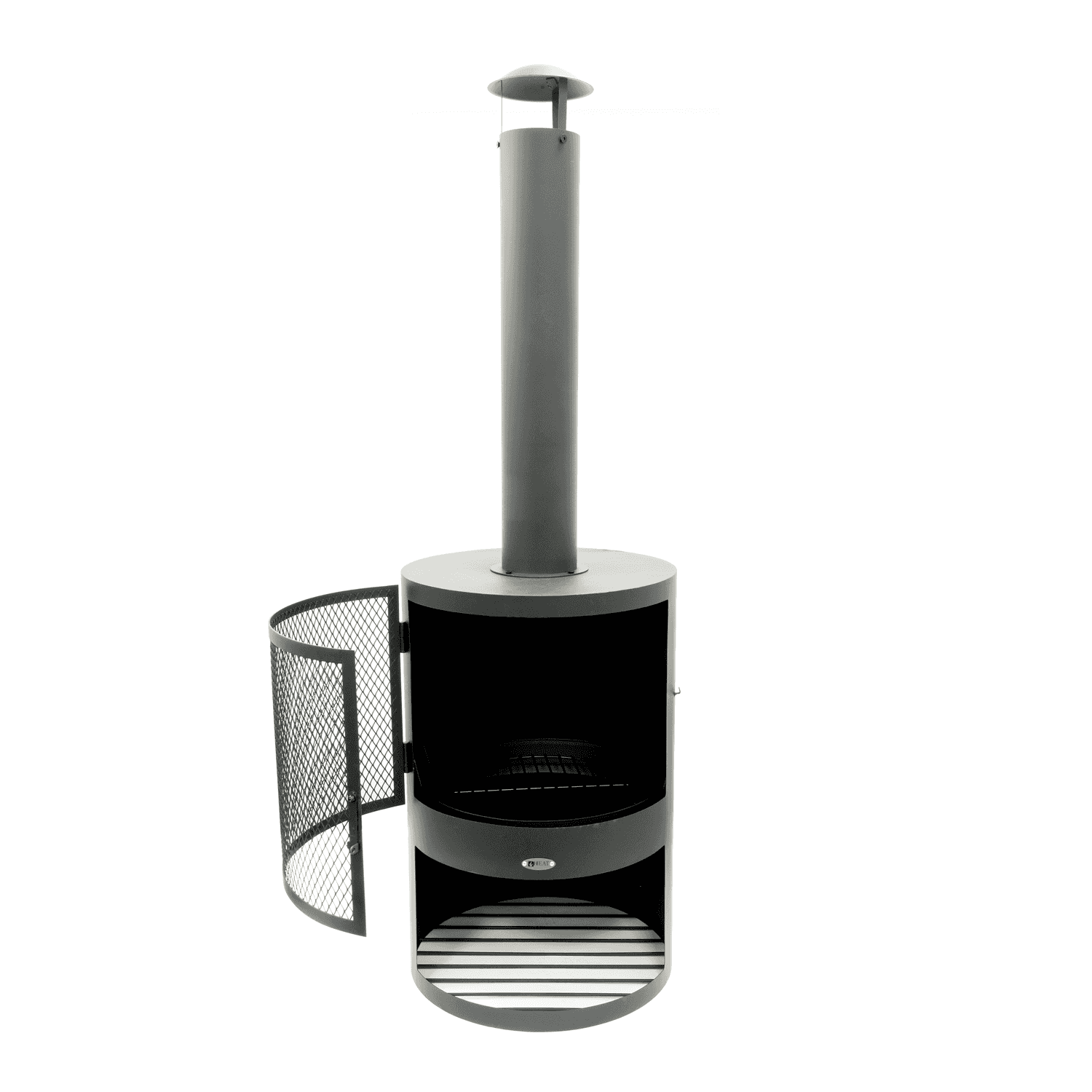 HEAT Hamar Small Outdoor Garden Fireplace - Black