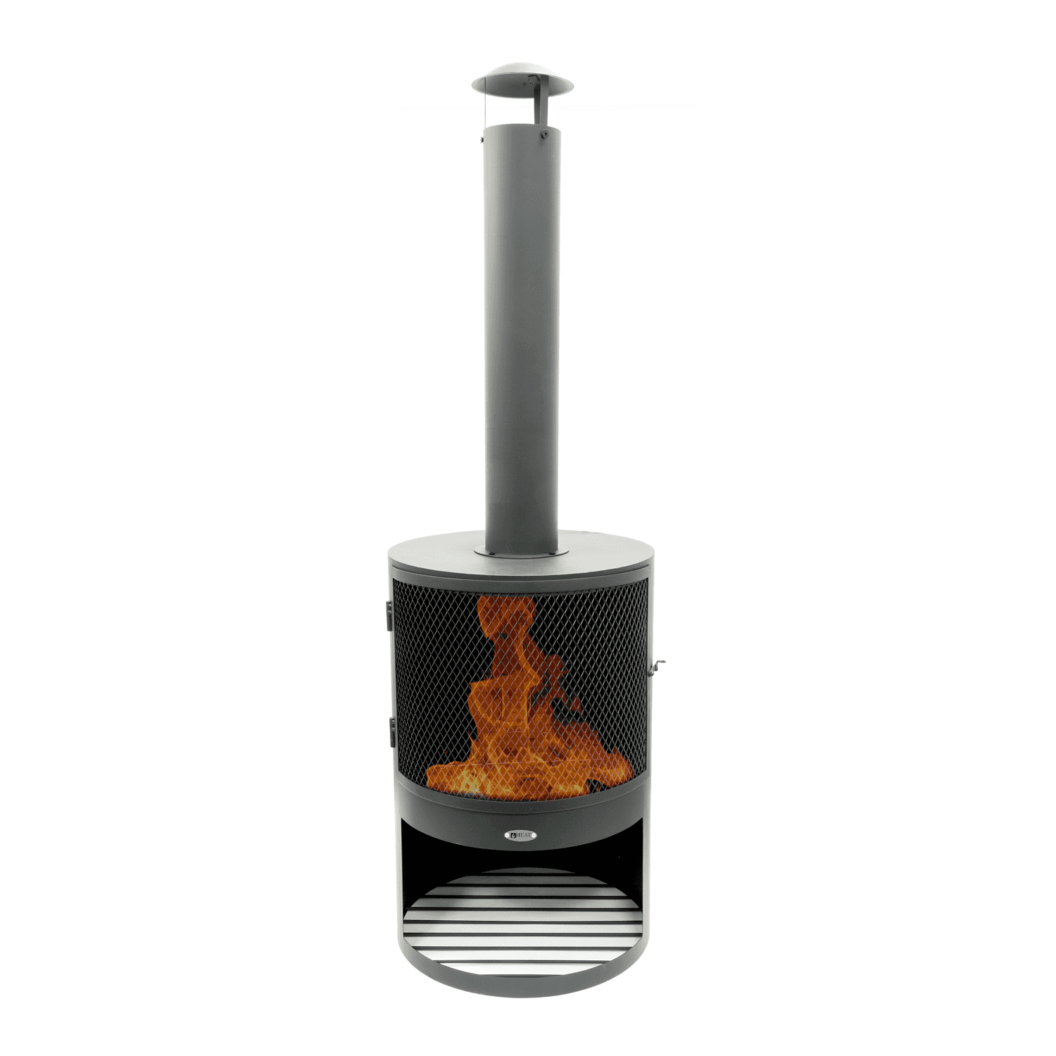 HEAT Hamar Small Outdoor Garden Fireplace - Black