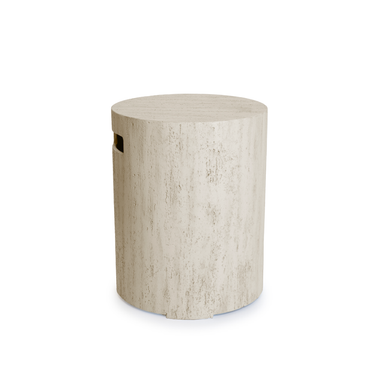 Happy Cocooning Round Canister Enclosure - Travertine Happy Cocooning