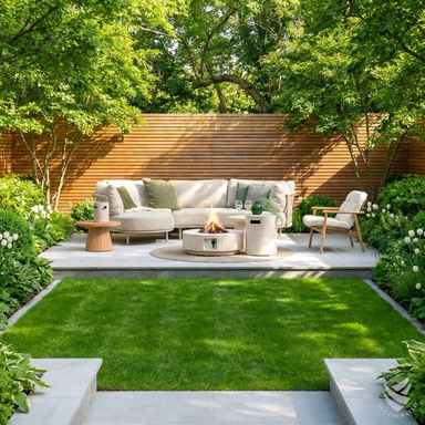 Happy Cocooning Estate Round 76 Gas Fire Pit - Travertine Happy Cocooning
