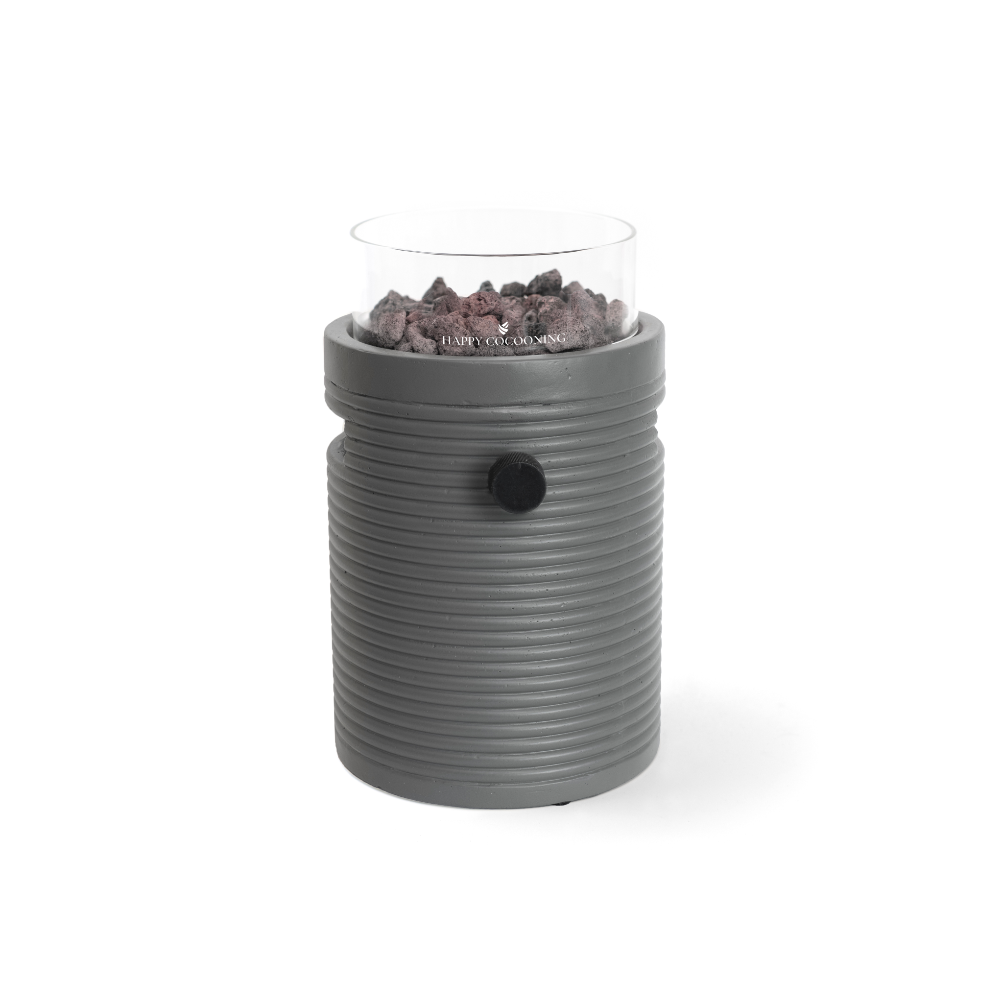 Happy Cocooning Lumi Groove Table Burner - Smokey Anthracite Happy Cocooning