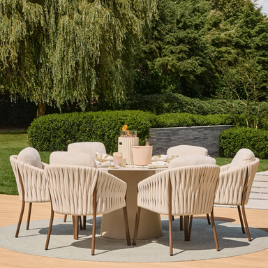 Happy Cocooning Lumi Rib Table Burner - Oyster Beige Happy Cocooning