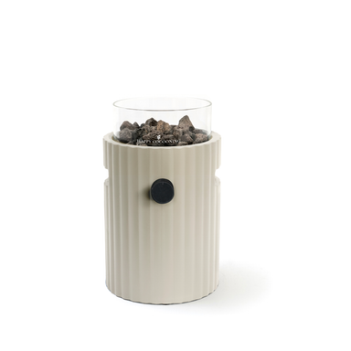 Happy Cocooning Lumi Rib Table Burner - Oyster Beige Happy Cocooning