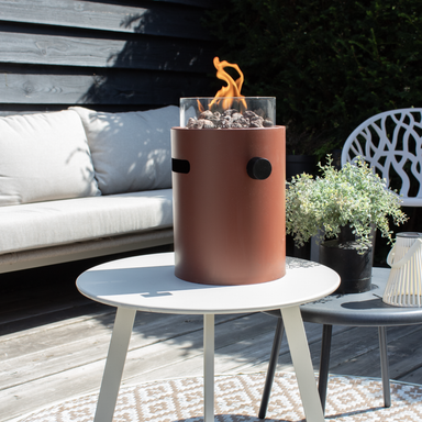Happy Cocooning Lumi Steel Table Burner - Coral Red Happy Cocooning
