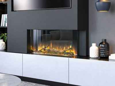 Henley Stoves Aurora 1800 3-Sided Electric Fire Henley Stoves