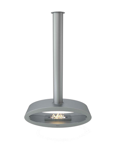 Henley Stoves Budapest Ceiling Mounted Bioethanol Stove - Silver Henley Stoves