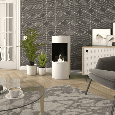 Henley Stoves Paris Bioethanol Stove - Black/White Henley Stoves