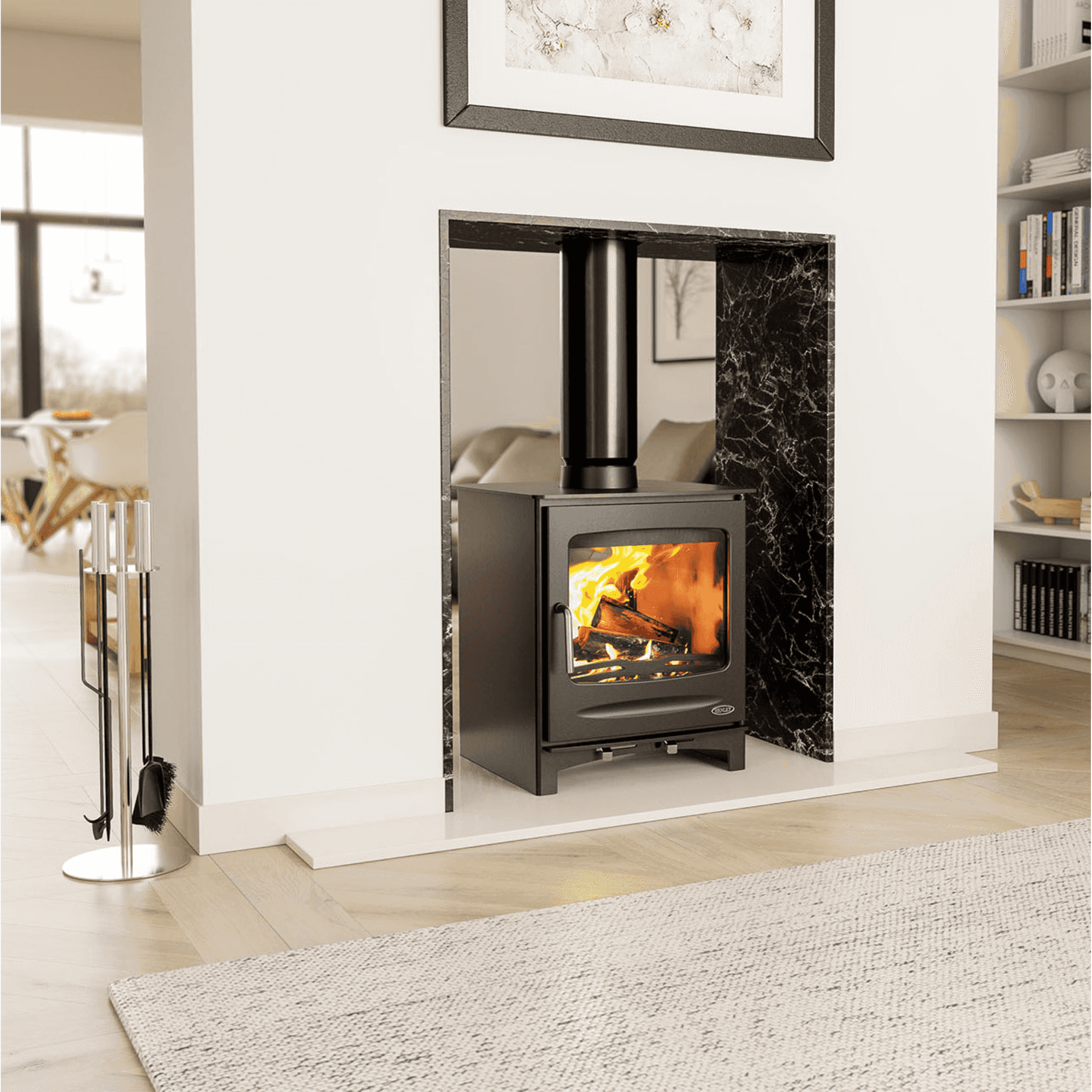 Henley Stoves Sherwood 10kW Double Sided Multi Fuel Stove (Eco) Henley Stoves
