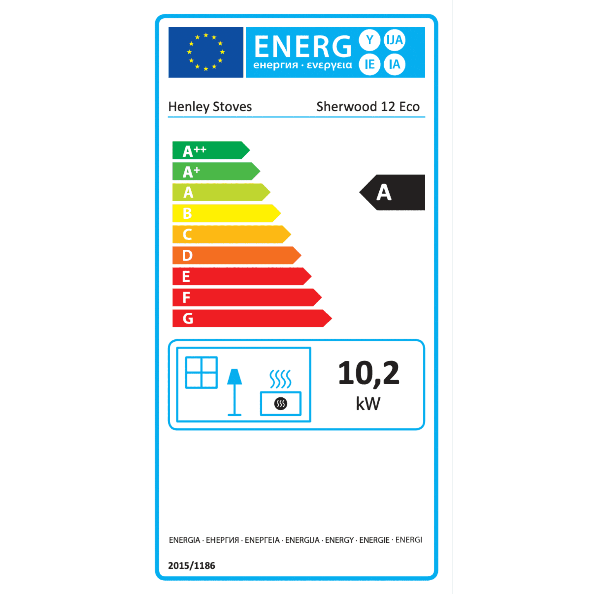 Henley Stoves Sherwood 12kW Multi Fuel Stove (Eco) Henley Stoves