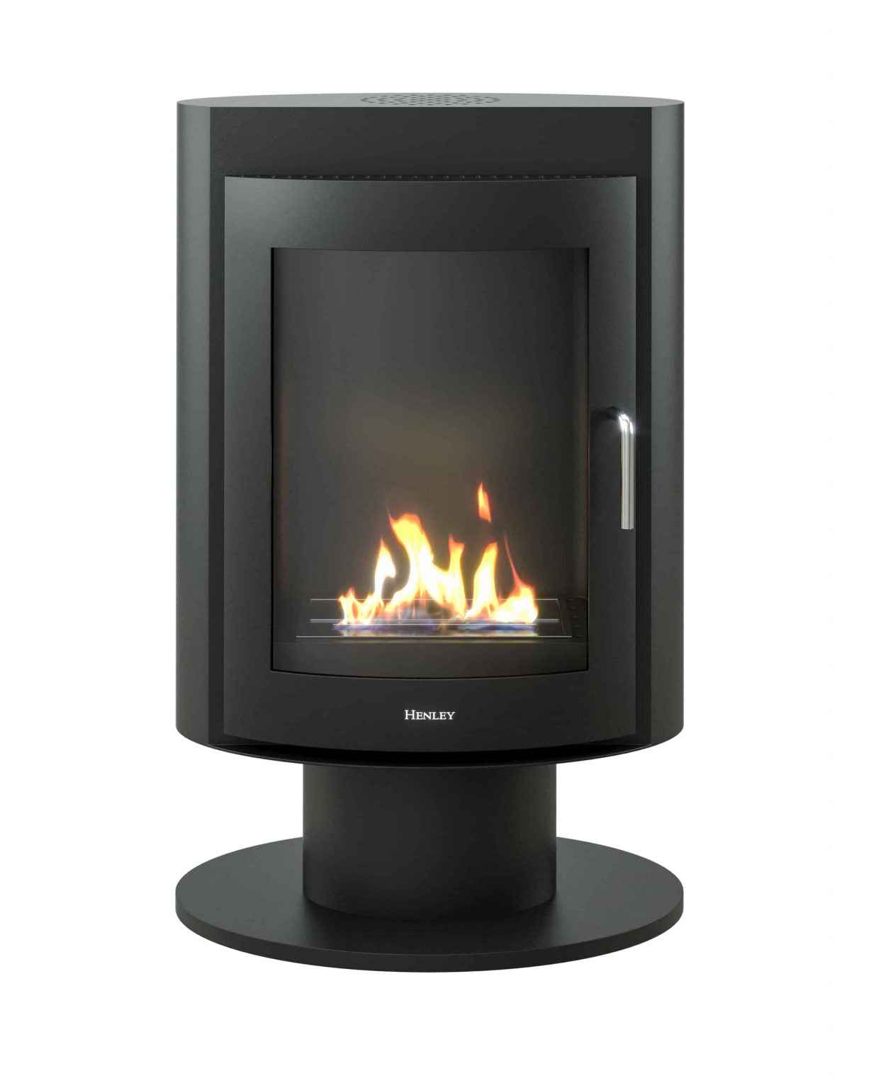 Henley Stoves Madrid Pedestal Bioethanol Stove - Black Henley Stoves