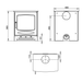 Henley Stoves Sherwood 8kW Multi Fuel Stove Henley Stoves