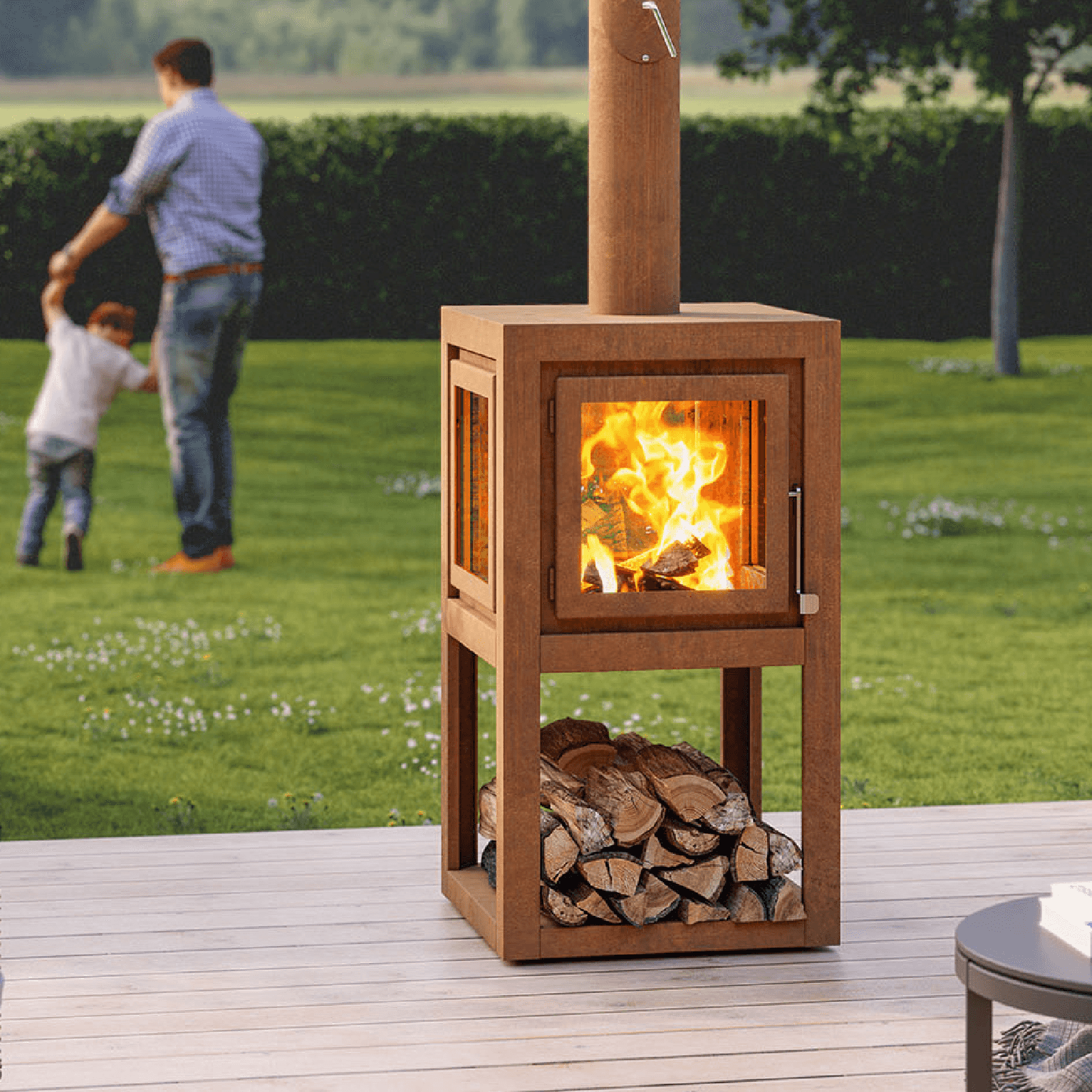 Henley Stoves Thor D12 Outdoor Wood Burner