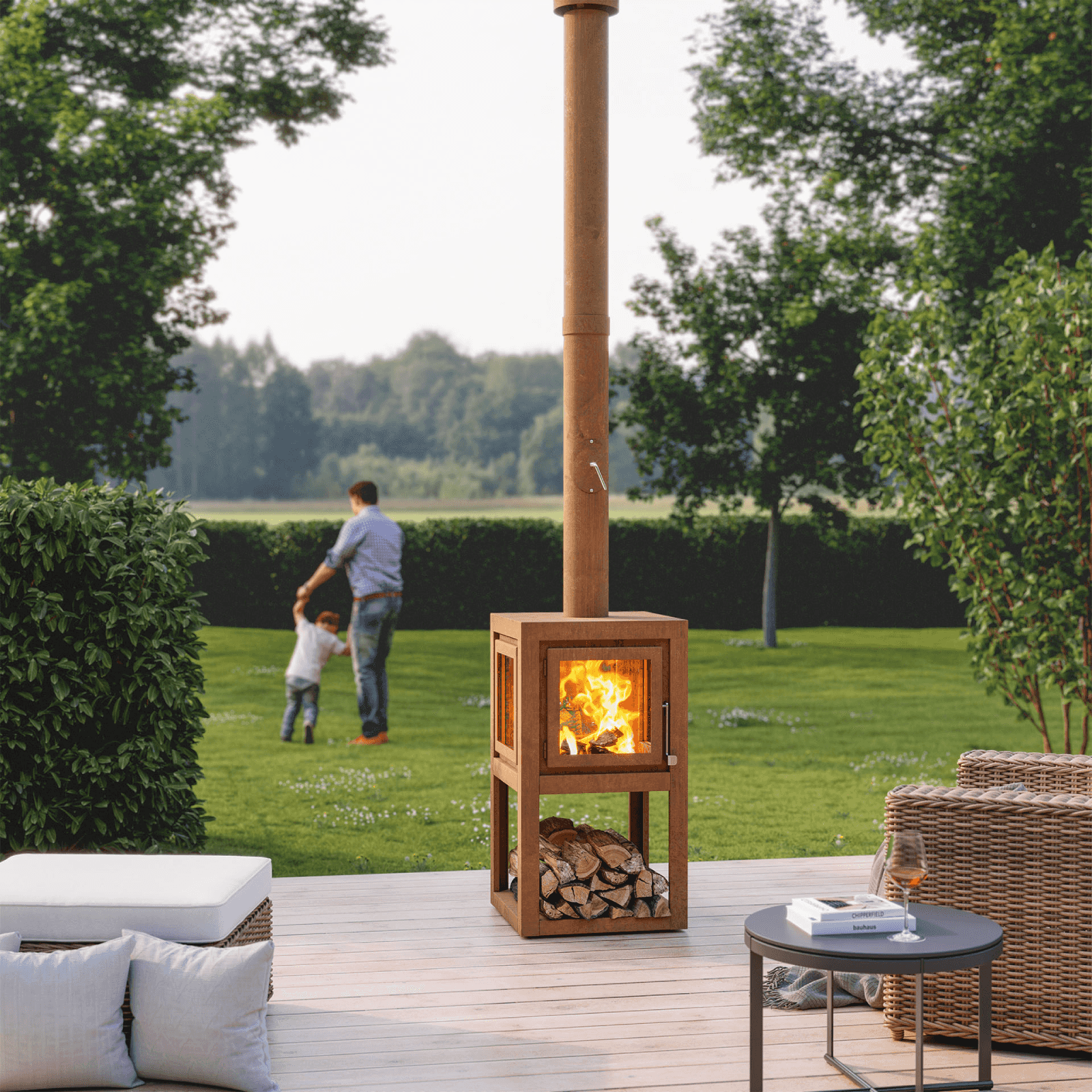 Henley Stoves Thor D12 Outdoor Wood Burner