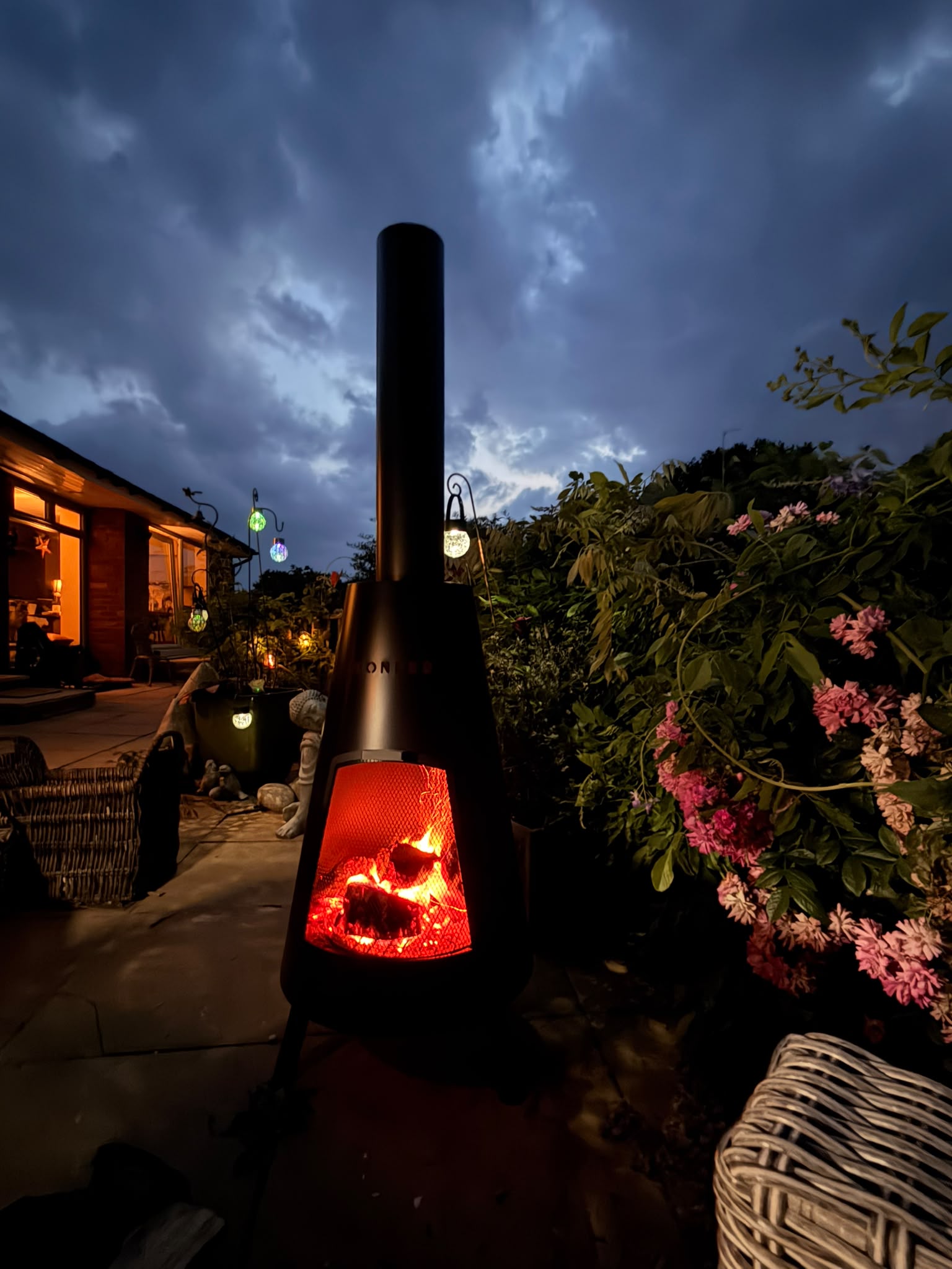 Bonfeu Bonpyra Garden Fireplace - Black