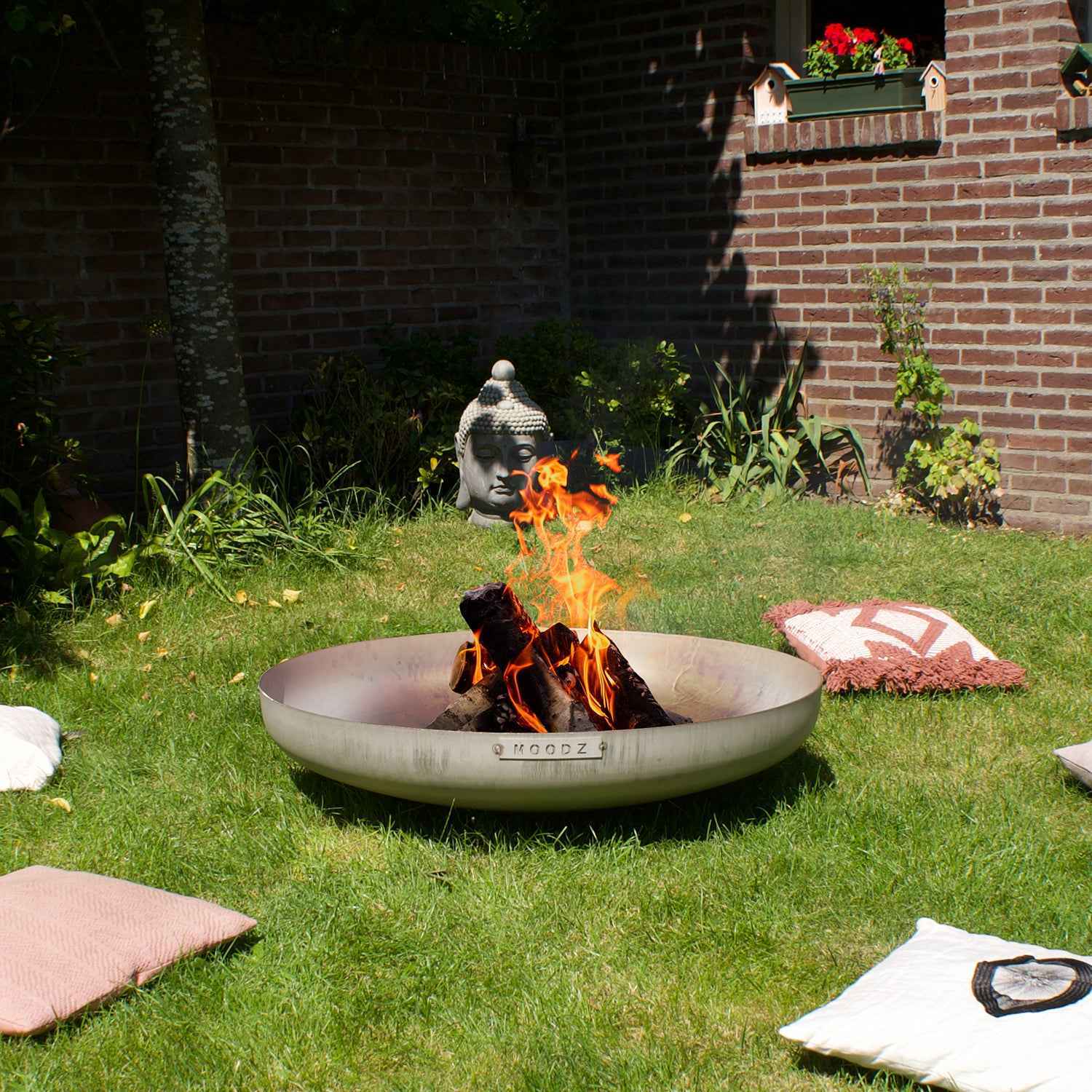 MOODZ 60cm Stainless Steel Fire Bowl